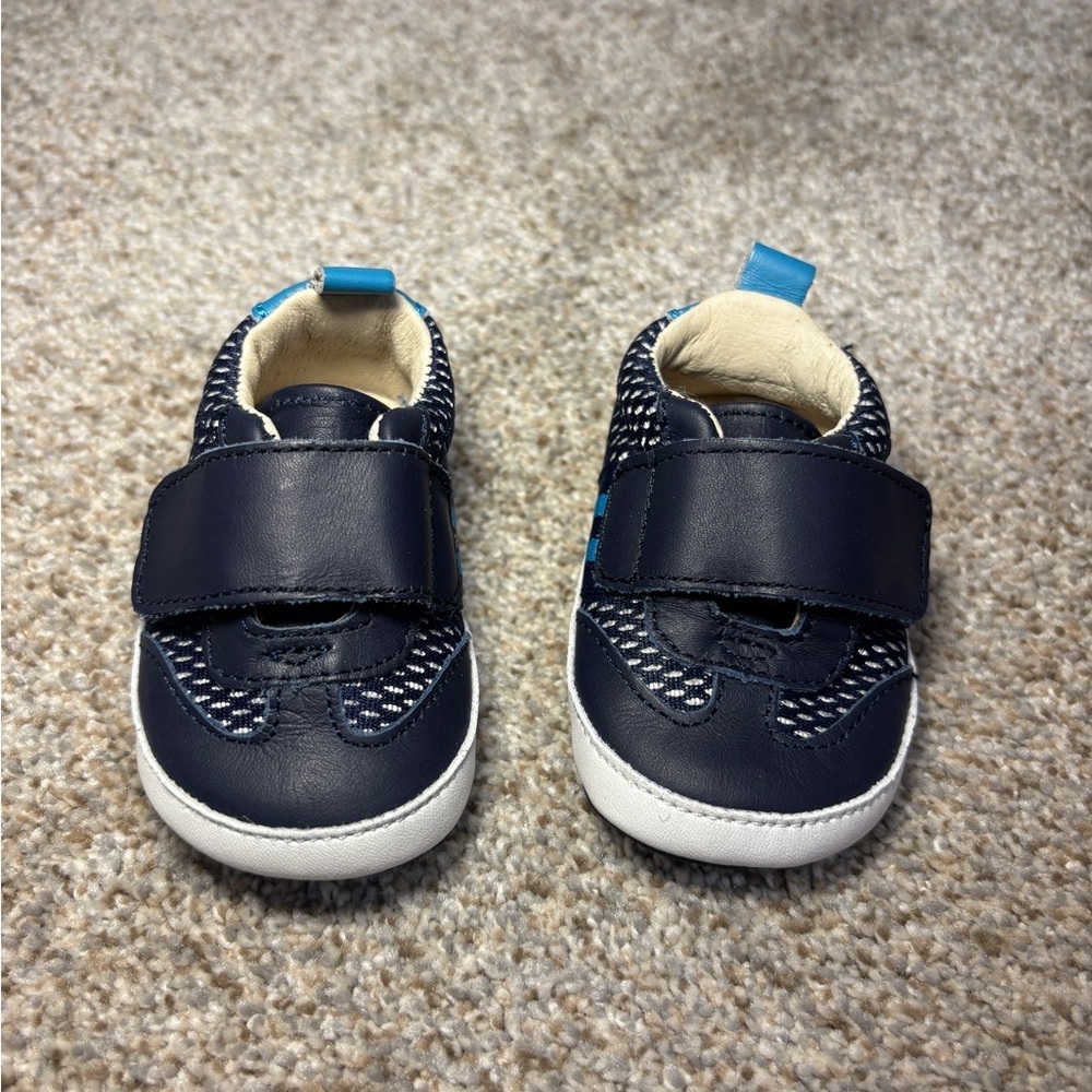 ROBEEZ First Kicks boys shoes Finn Navy 0-3 months first walkers - Picture 3 of 6